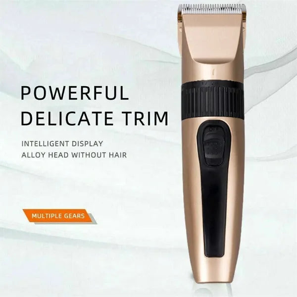 Cordless Hair Clipper Beard Trimmer USB Ceramic Blade Grooming Kit