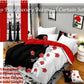 9 Piece Red Rose Bedding Set With Curtains Quilted Bedspread Queen King Cal King