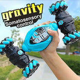 RC Stunt Car 4WD Gesture Control Twist Drift 360° Remote LED Transform Truck