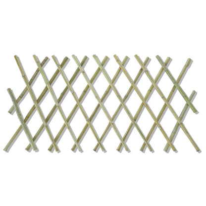 Retractable Bamboo Fence 24x79 Expandable Garden Trellis Climbing Plant Pet Gate