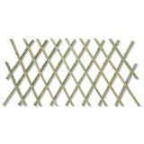 Retractable Bamboo Fence 24x79 Expandable Garden Trellis Climbing Plant Pet Gate
