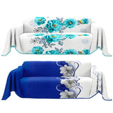 Reversible Quilted Sofa Cover Waterproof Couch Protector 1 2 3 4 Seater Floral