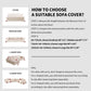 Reversible Quilted Sofa Cover Waterproof Couch Protector 1 2 3 4 Seater Floral