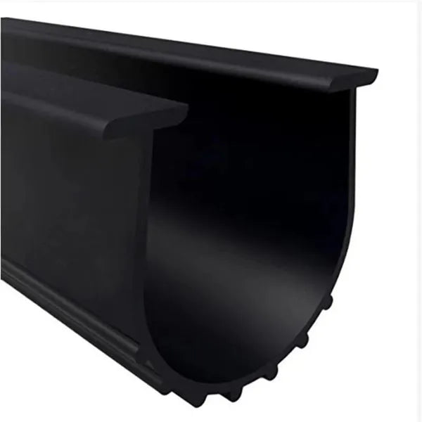 Garage Door Bottom Seal Rubber D Shape Weather Stripping Draft Stopper 10-20 ft