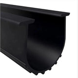 Garage Door Bottom Seal Rubber D Shape Weather Stripping Draft Stopper 10-20 ft