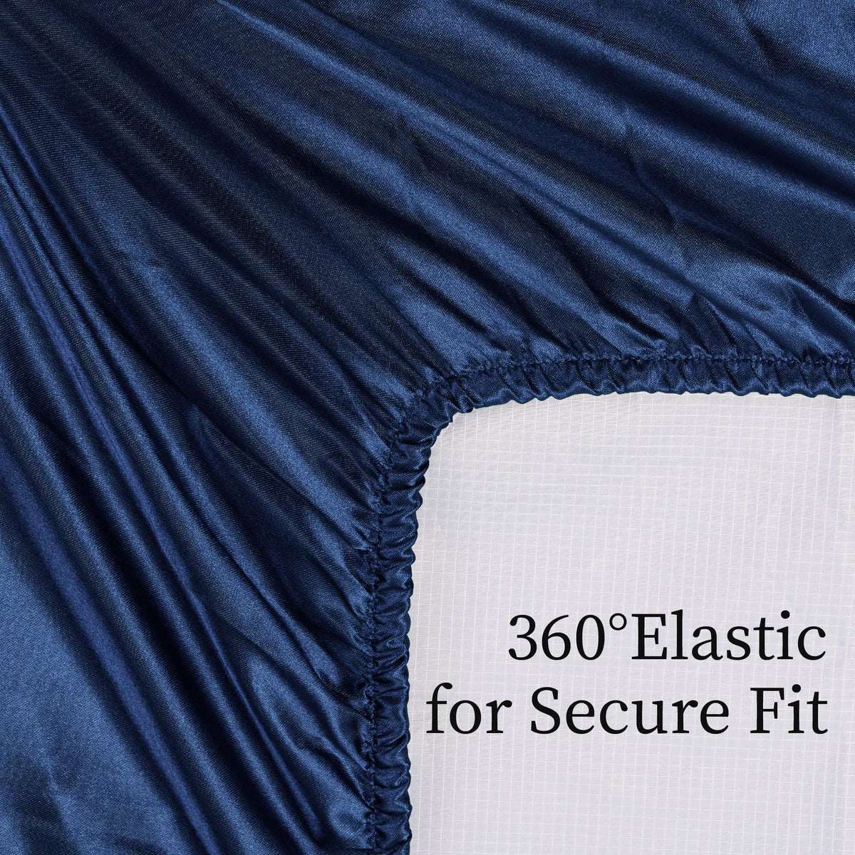 King Satin Sheets 4PC Navy Blue Silky Soft 14" Deep Pocket Bedding Sheet Set