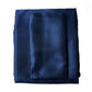 Twin Satin Sheets 3PC Navy Blue Silky Soft 15in Deep Pocket Bedding Sheet Set