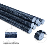 Black Fiberglass Rebar FRP Non Corrosive Concrete Rods 3/8 x 36" 1/2 x 72"