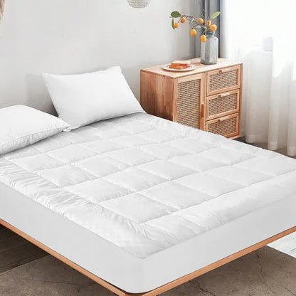 Full Size Mattress Pad Cover Quilted Deep Pocket 8"-21" Bedspread Protector