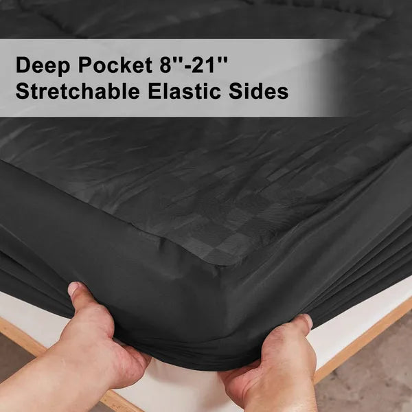Full Size Mattress Pad Cover Quilted Deep Pocket 8"-21" Bedspread Protector