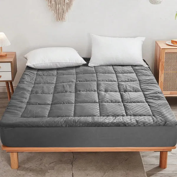 Queen Size Mattress Pad Cover Quilted Deep Pocket 8"-21" Bedspread Protector