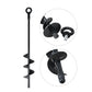 Heavy Duty Spiral Trampoline Ground Anchors 15" 18" Screw In Stakes Drill Adapter