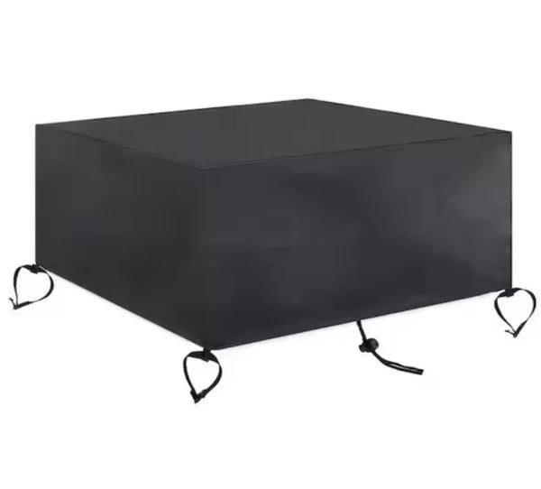 30 Inch Square Fire Pit Cover Waterproof 30x30x13 Propane Fire Table Cover