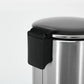 Small Trash Can 3L Stainless Steel Step Pedal Lid Removable Bucket Bathroom