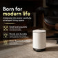 3L Bathroom Trash Can Stainless Steel Foot Pedal Removable Inner Bucket White
