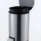 5L Stainless Steel Trash Can Small Bathroom Step Pedal Lid Removable Inner Bucket