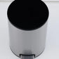 5L Stainless Steel Trash Can Small Bathroom Step Pedal Lid Removable Inner Bucket