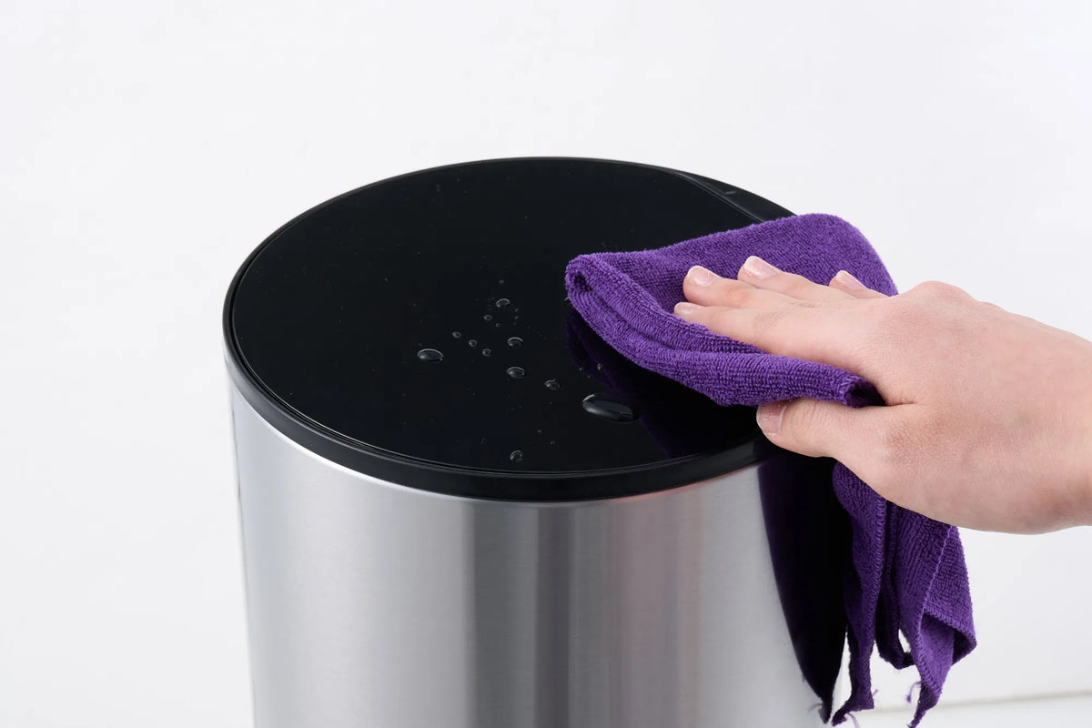 5L Stainless Steel Trash Can Small Bathroom Step Pedal Lid Removable Inner Bucket