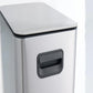 10L 2.6 Gal Stainless Steel Trash Can Step Pedal Silver Bathroom Inner Bucket