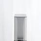 10L 2.6 Gal Stainless Steel Trash Can Step Pedal Silver Bathroom Inner Bucket