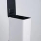 4 Gallon White Stainless Steel Step Trash Can Foot Pedal Garbage Bin 15L