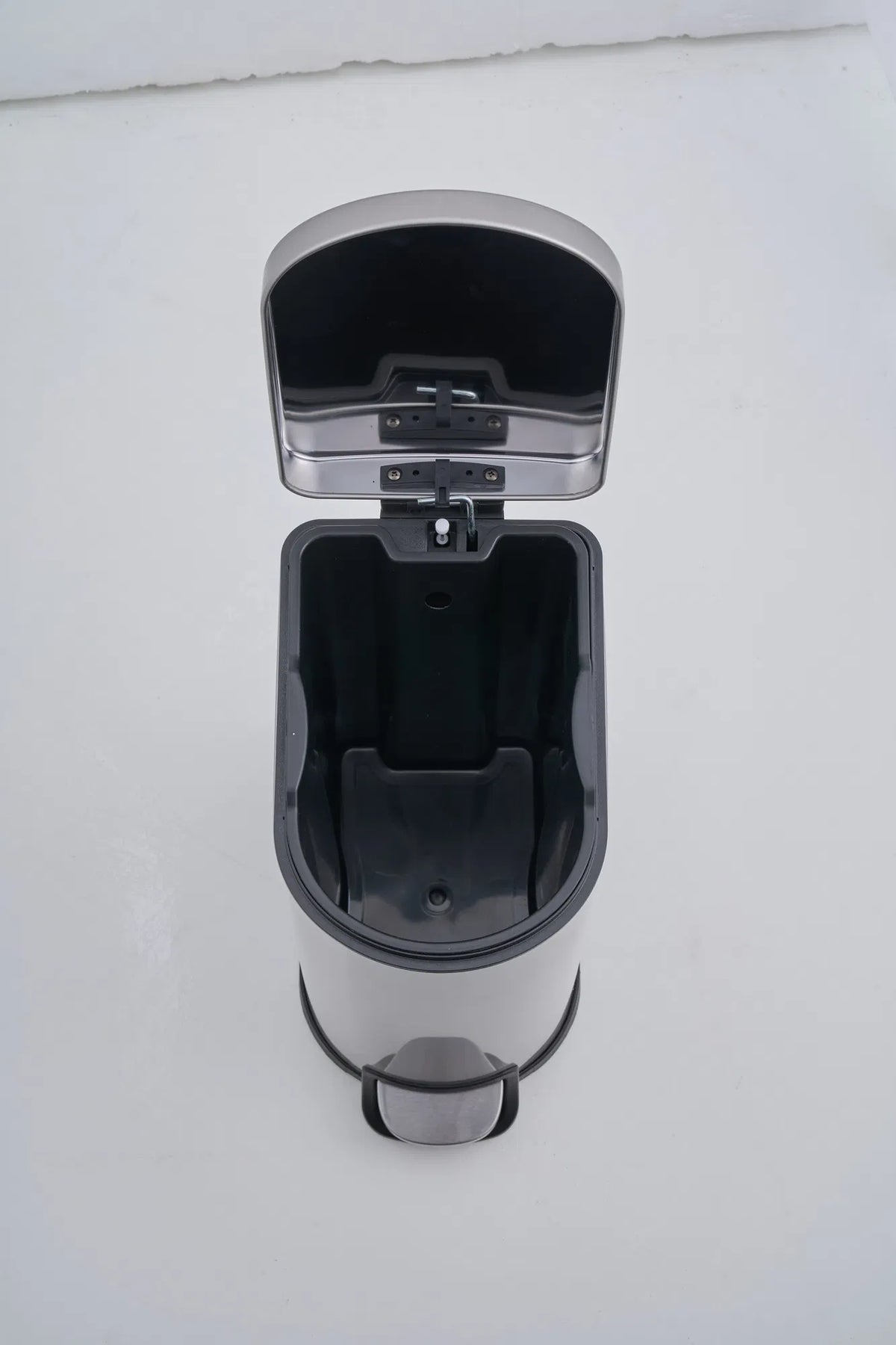 10L 2.6 Gal Stainless Steel Step Trash Can Lid Pedal Bathroom Office Waste Bin