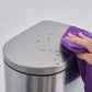 10L 2.6 Gal Stainless Steel Step Trash Can Lid Pedal Bathroom Office Waste Bin