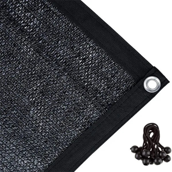 Sunscreen Shade Panel Cloth HDPE Breathable Pergola Canopy Mesh With Grommets