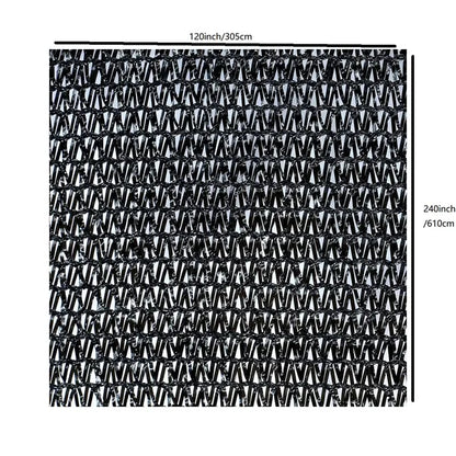 Sunscreen Shade Panel Cloth HDPE Breathable Pergola Canopy Mesh With Grommets