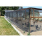 Sunscreen Shade Panel Cloth HDPE Breathable Pergola Canopy Mesh With Grommets