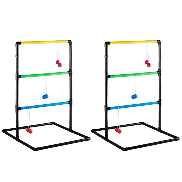 Ladder Toss Game Set Ladder Ball Golf 2 Targets 6 Bolas Scorekeeper Carry Bag