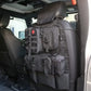 Tactical Vehicle Back Seat Organizer with 3 Detachable Storage Pouches