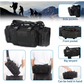 Tactical Vehicle Back Seat Organizer with 3 Detachable Storage Pouches