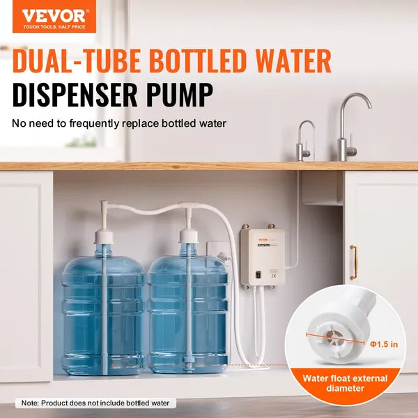 VEVOR Bottled Water Dispenser Pump System Dual 5 Gallon Electric