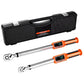 VEVOR Digital Torque Wrench Set 1/2 and 3/8 Inch ±2% Accuracy Case
