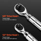 VEVOR Digital Torque Wrench Set 1/2 and 3/8 Inch ±2% Accuracy Case