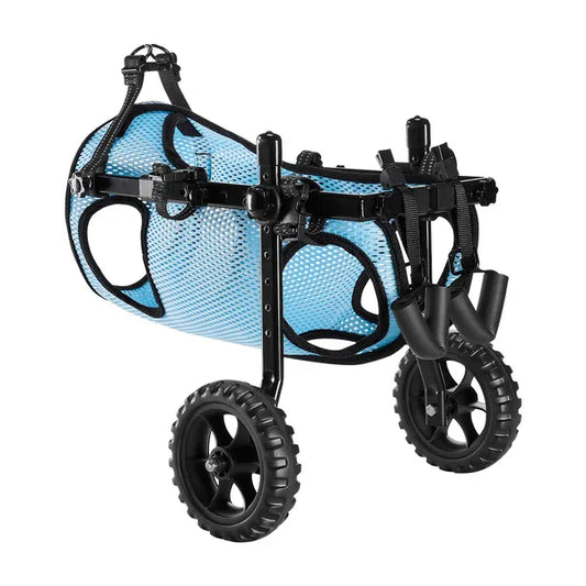 VEVOR Dog Wheelchair Back Legs 2 Wheel Adjustable Cart Mobility Support 33lbs