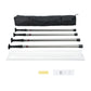 VEVOR Dust Barrier Poles 10 Ft with Plastic Film Carry Bag 4 Poles