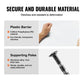 VEVOR Dust Barrier Poles 10 Ft with Plastic Film Carry Bag 4 Poles