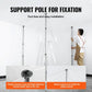VEVOR Dust Barrier Poles 10 Ft with Plastic Film Carry Bag 4 Poles
