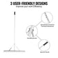 VEVOR Landscape Rake 36in Head Aluminum Lake Weed Rake 75in Long Handle