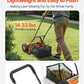 VEVOR 14 Inch Push Reel Lawn Mower Manual 5 Blade with Grass Catcher