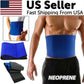Neoprene Waist Trimmer Belt Sweat Band Abdominal Wrap 39 Inch Blue