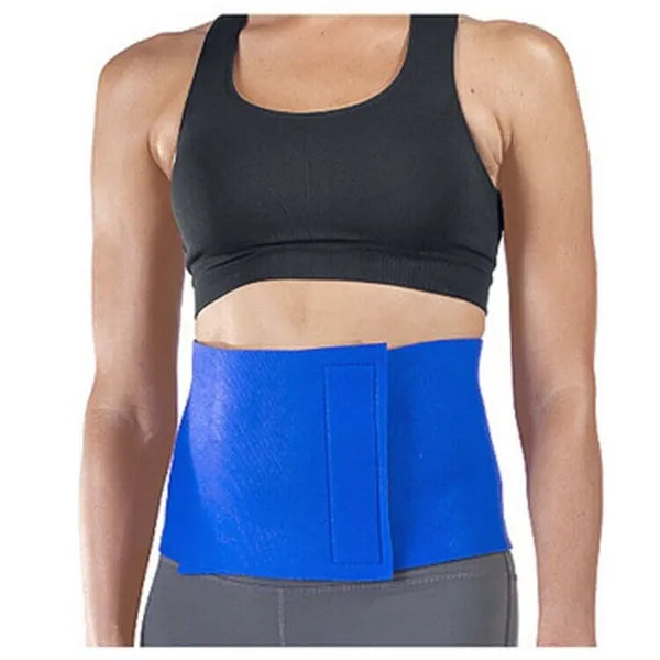 Neoprene Waist Trimmer Belt Sweat Band Abdominal Wrap 39 Inch Blue