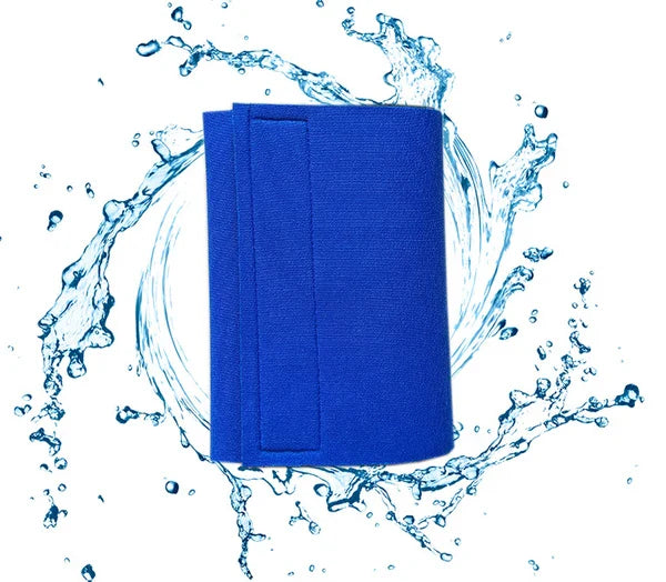 Neoprene Waist Trimmer Belt Sweat Band Abdominal Wrap 39 Inch Blue