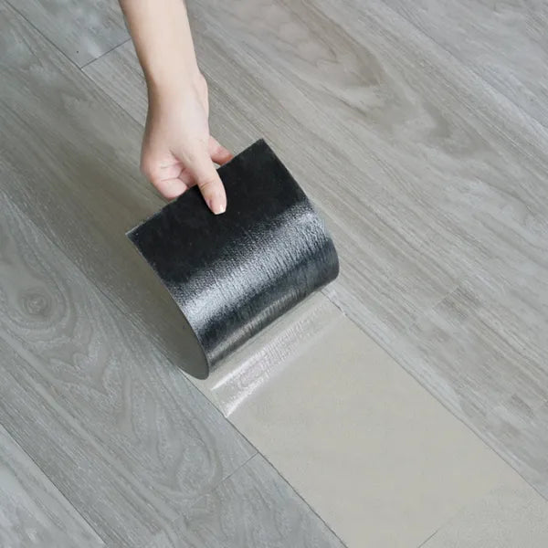 Peel Stick Floor Tiles 10 Pack Waterproof Wood Grain Self Adhesive Vinyl Flooring