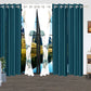 9 Piece Tropical Palm Leaf Bedspread Curtain Set Queen King Cal King Bedding