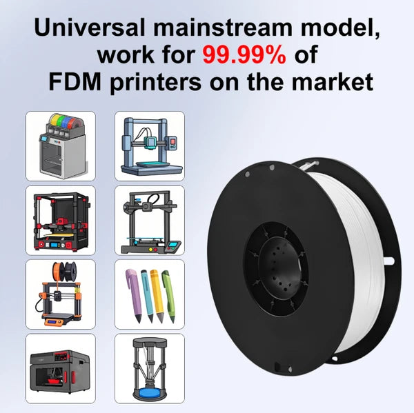 1.75mm PLA 3D Printer Filament 1KG Spool +/- 0.02mm Precision High Strength