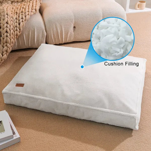 5 lbs Shredded Memory Foam Filling Pillow Stuffing Cushion Refill White Blue