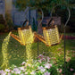 Solar Watering Can Lights Outdoor Garden Decor Hanging Path Lantern Waterproof